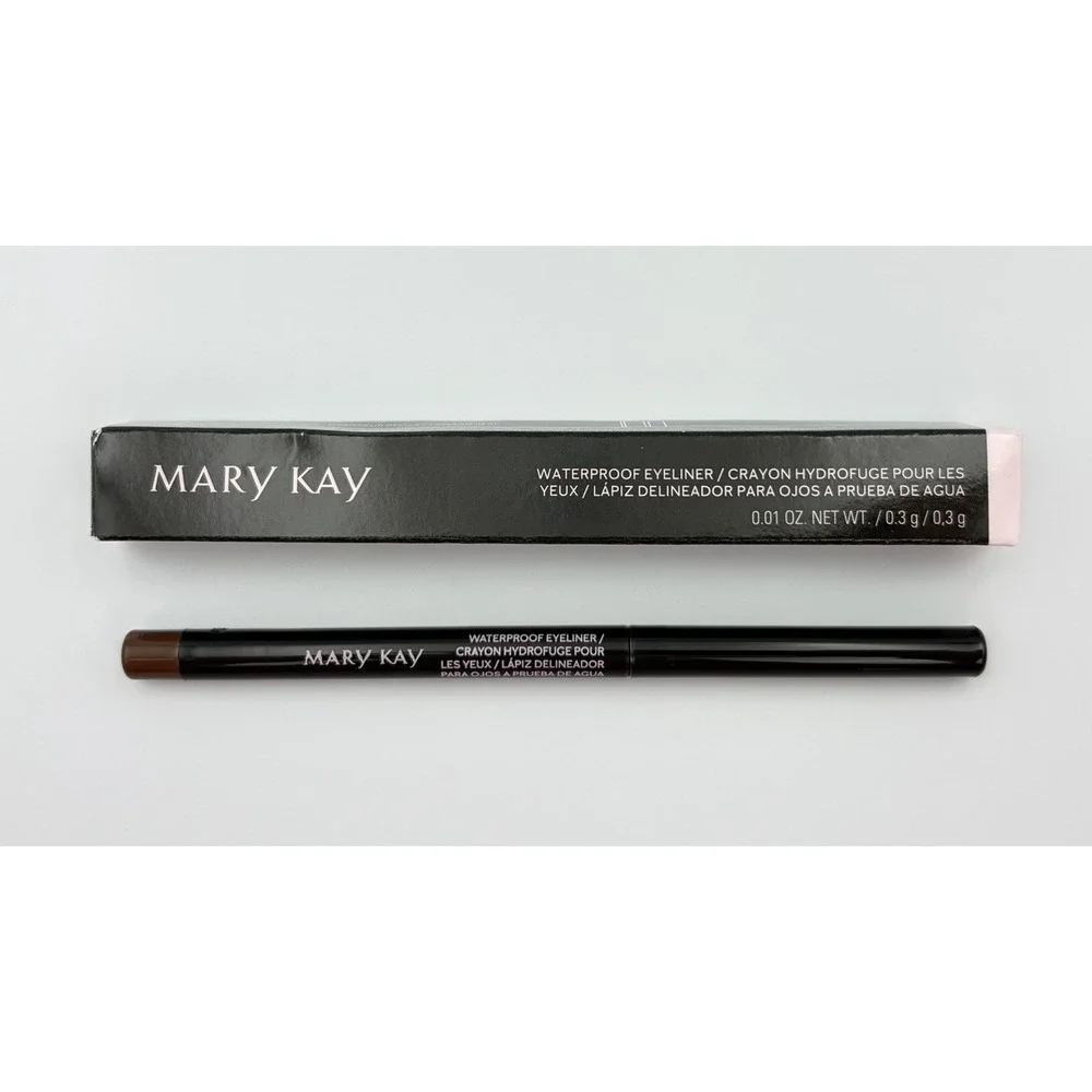 Mary Kay Waterproof Eyeliner Brown Brun 239151 New In Box Full Size .01 oz